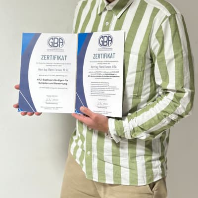 Rami Faroun, geprüfter KFZ-Sachverständiger und Inhaber von KFZ-Gutachtenprofi in Düsseldorf